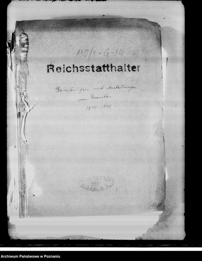 Obraz 4 z jednostki "Bewerbungen um Anstellung von Beamten"