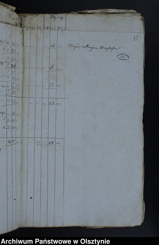 image.from.unit.number "Jahr Kirchen Rechnung der Waltersdorfschen Kirche aller Einnahme und Ausgabe wie auch Bau-Rechnung"