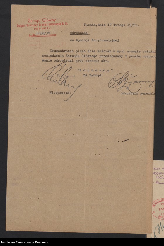 Obraz 12 z jednostki "Korespondencja."