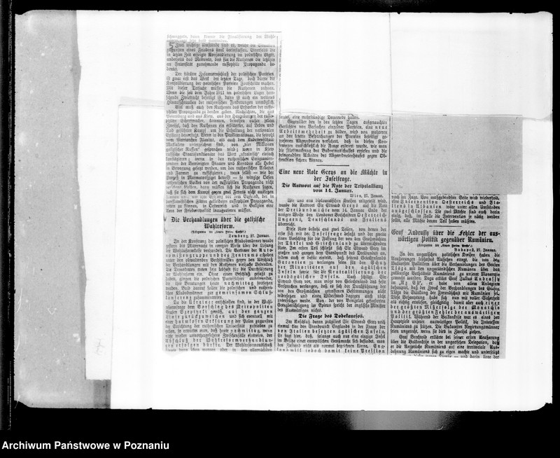 Obraz 10 z jednostki "Sprawy Polskie w zaborach: austriackim i rosyjskim [wycinki z prasy niemieckiej]"