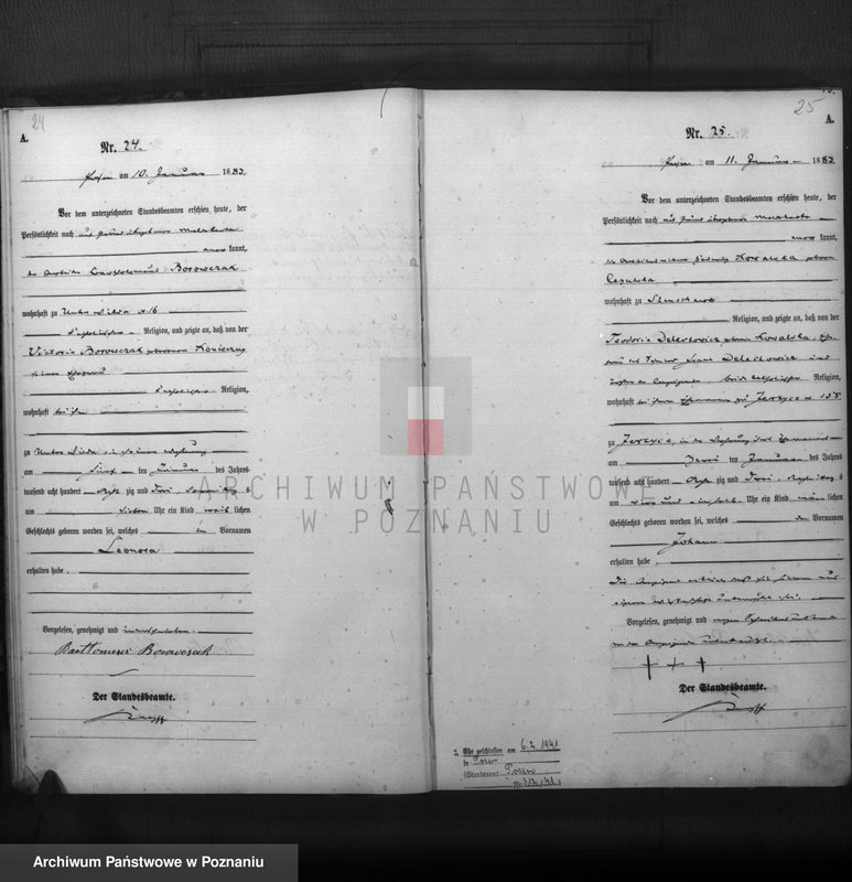 Obraz 14 z jednostki "Księga urodzeń t. I"