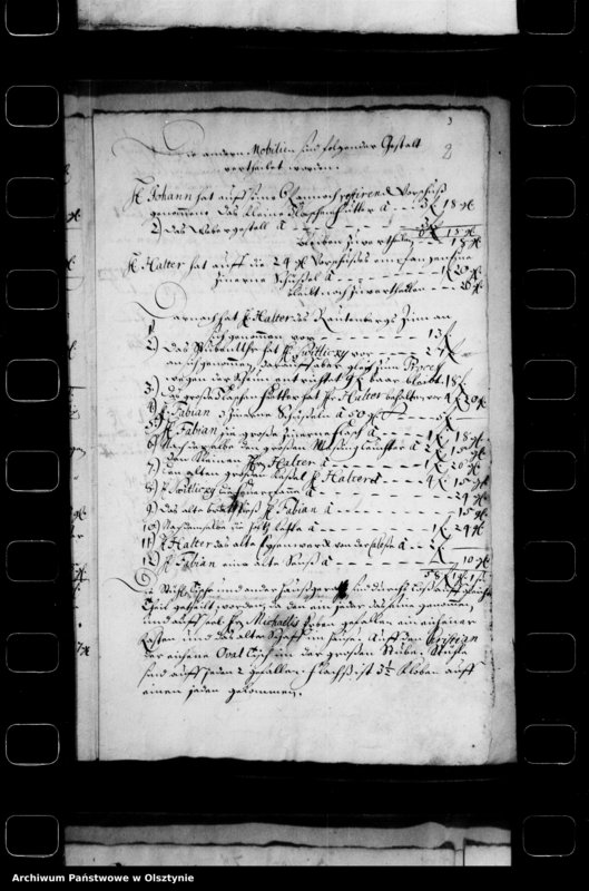 image.from.unit.number "Erbteilung unter die Erben des seeligen Schintzenbäumers, Pfarrers in Deutsch Eylau"