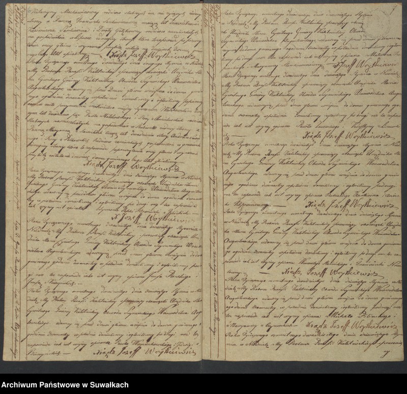 image.from.unit.number "Akta Ślubów Urzędnika Stanu Cywilnego Gminy Kaletnickiey, od dnia 1-go Stycznia do dnia ostatniego Grudnia 1820 roku."