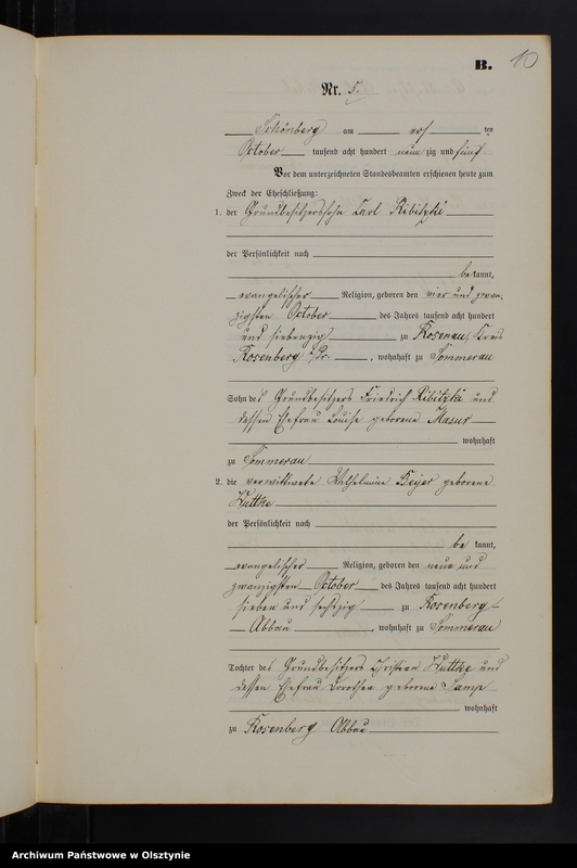 image.from.unit.number "Heiraths-Neben-Register Nr 1 - 19"