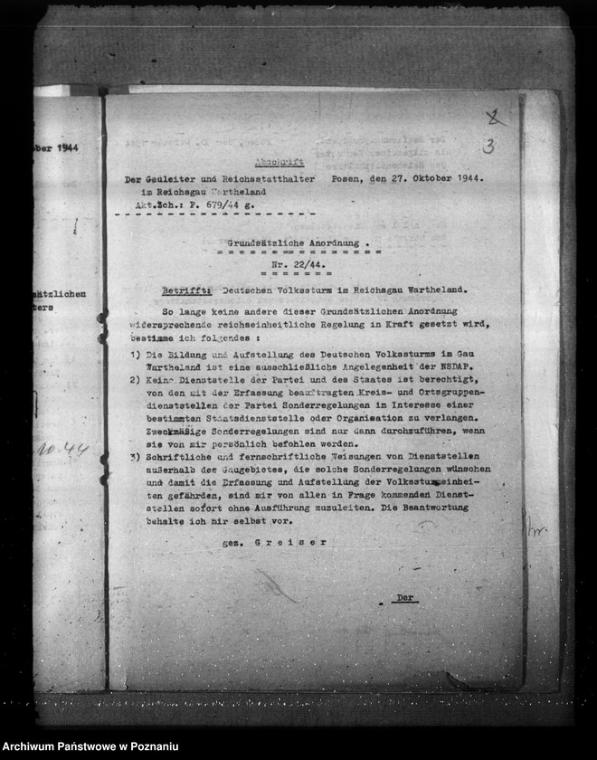 Obraz 7 z jednostki "Deutscher Volkssturm im Reichsgau Wartheland"