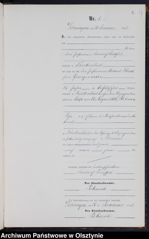 image.from.unit.number "Sterbe-Neben-Register Nr 1 - 46"