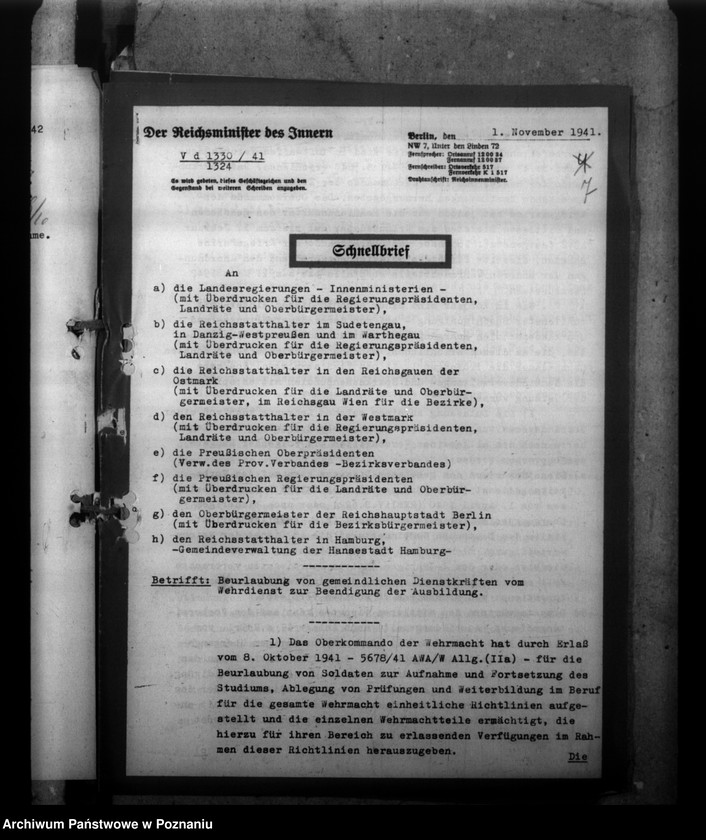 Obraz 11 z jednostki "Ausbildung des Beamtennachwuchses"