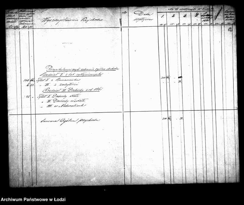 Obraz 16 z jednostki "Manuały przychodów i wydatków kasy szkoły elementarnej katolickiej w mieście Łodzi"