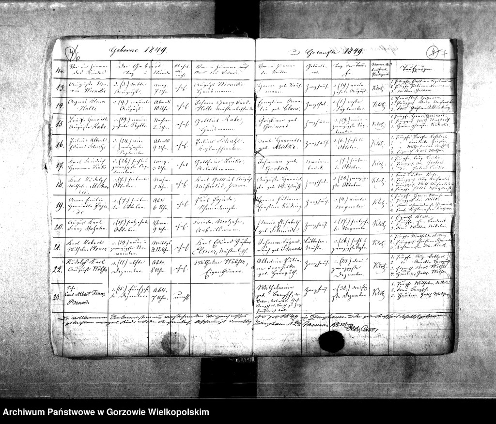 image.from.unit.number "Duplikate der Kirchenbücher von der Parochie Zanzhausen: Zanzhausen (Santoczno), Rohrbruch (Rybakowo), Lotzen (Łośno), Zanzthal (Zdroisko), Zanzhammer (Sącznik), Marienbrücke (Lubomin), Lübbesee, Lübbesee Mühle"