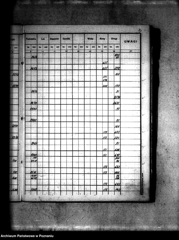 Obraz 7 z jednostki "Rejestr pomiarowy gruntów przymusowej parcelacji majątku Ląd powiatu konińskiego"