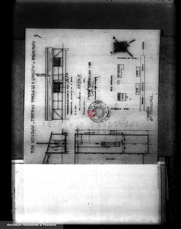 Obraz 15 z jednostki "Tartak w Bogusławiu pow. jarociński własność Fr. Garsztka nr woj. 3502 nr fabr. 66056"