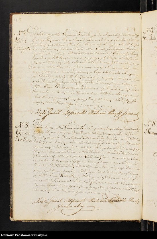 image.from.unit.number "Duplikat Parafii Janowieckiej w Powiecie Mławskim Gubernii Płockiej na Rok 1852"