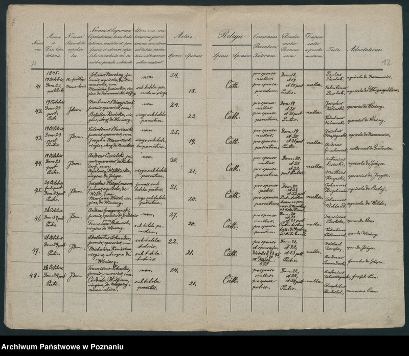 Obraz 8 z jednostki "Księga małżeństw"