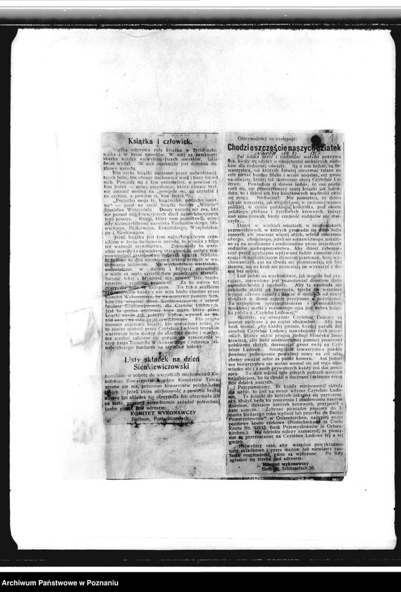 image.from.unit.number "Sprawozdania, wykazy, wycinki prasowe, sprawy personalne i finansowe"