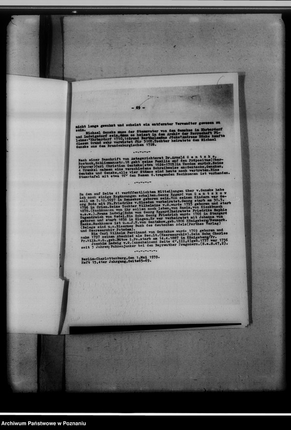 Obraz 10 z jednostki "Genealogische Mitteilungen der Familie Ganske"