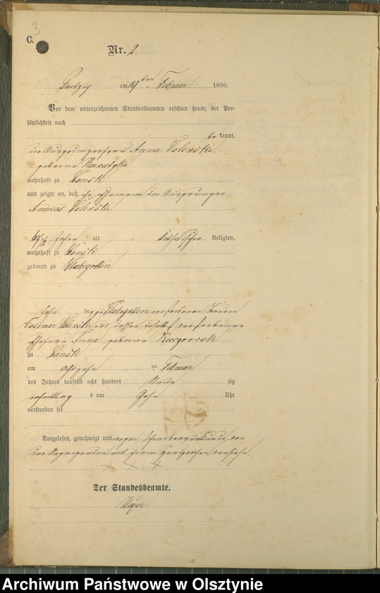 image.from.unit.number "Sterbe-Haupt-Register Nr 1 - 11"