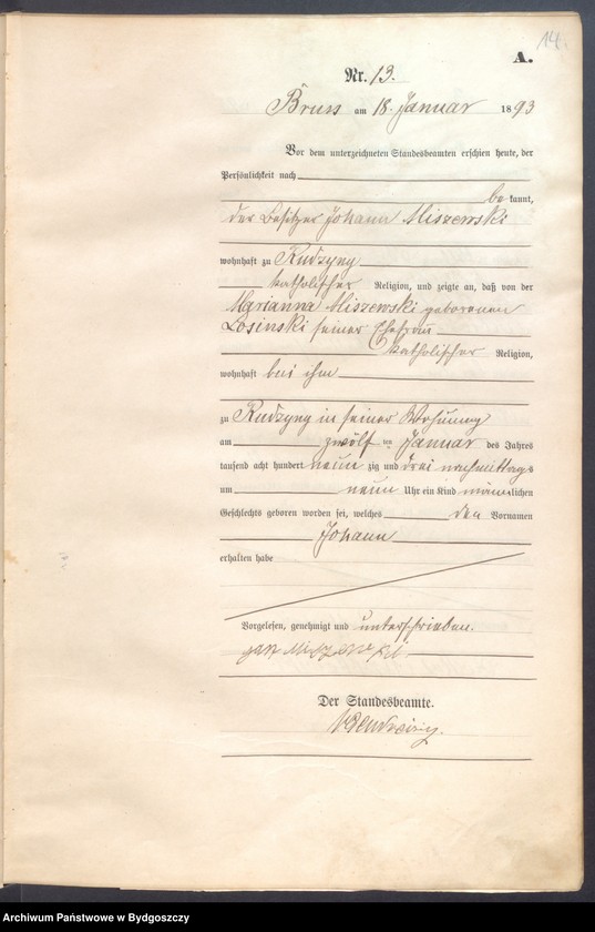 image.from.unit.number "Akta urodzeń - pierwopis nr 1-274"