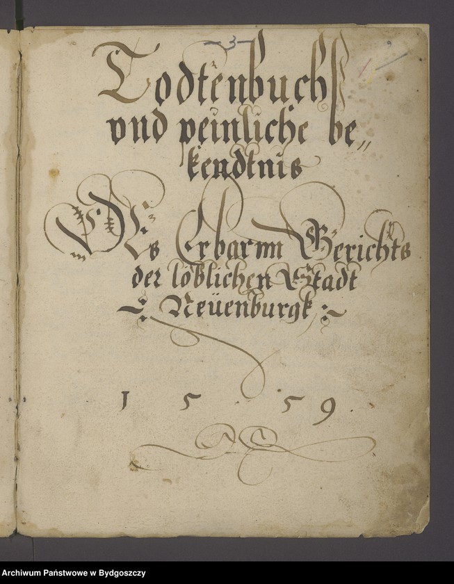 image.from.unit "Protokollbuch des peinliches Gerichtes der Stadt Neuenburg bezeichnet als Todtenbuch"