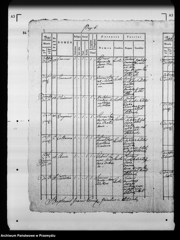 Obraz 10 z jednostki "[Kopie ksiąg metrykalnych parafii Kołodruby (dekanat Komarno)]"