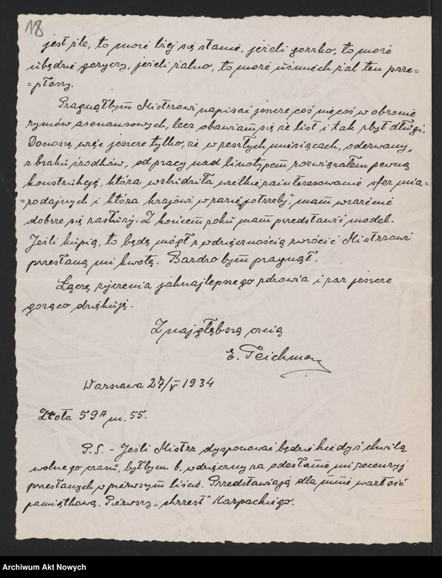 image.from.unit.number "Teal Herbert G. - Tęgi Franciszek; Rękopis Kazimierza Tetmajera "słowa do kantaty" przechowywany oddzielnie"