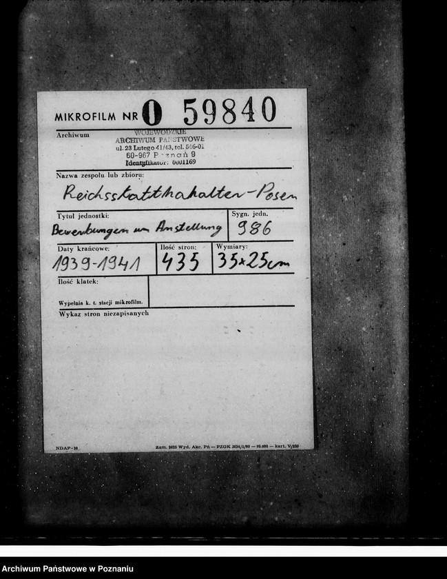 Obraz 2 z jednostki "Bewerbungen um Anstellung"