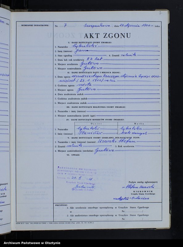 image.from.unit.number "Księga zgonów Nr 1 - 57,1 - 40,1 - 44 i 1 - 52 /przepisana w języku polskim z oryginału niemieckiego w dniach 28.06.- 7.07.1961/"