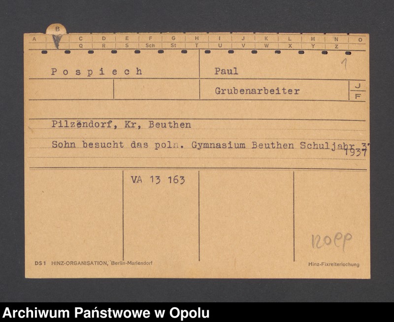 Obraz 3 z jednostki "[Pospiech Paul, zam. Pilzendorf]"