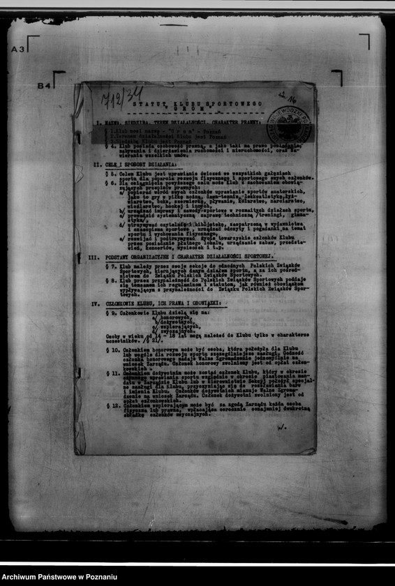 Obraz 20 z jednostki "/Klub Sportowy,,Grom" w Poznaniu/"