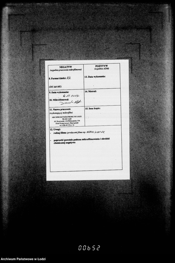 Obraz 3 z jednostki "[Materiały pochodzące z Wydziału do Spraw Getta Zarządu Miejskiego w Łodzi.]"