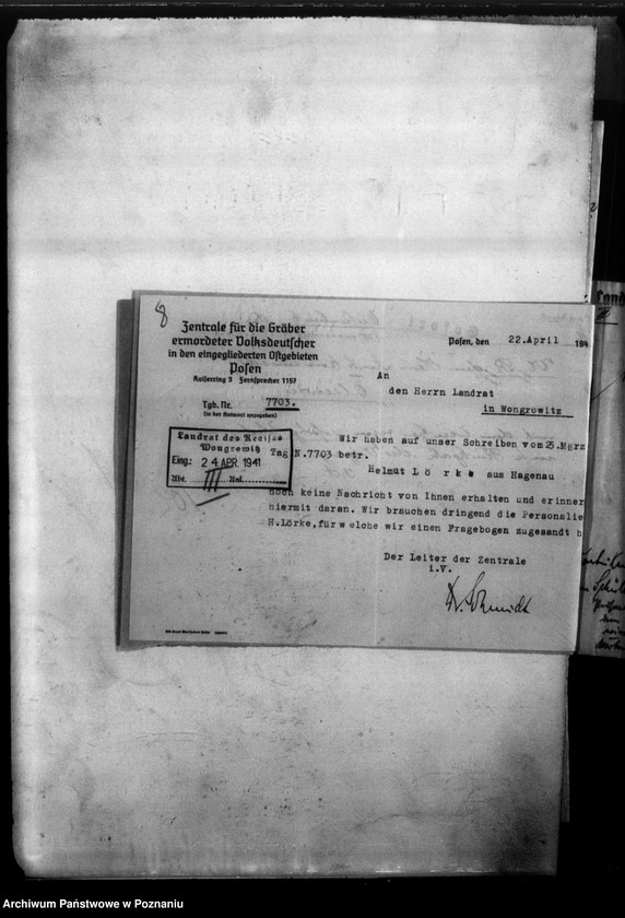 Obraz 11 z jednostki "Helmut Lörke aus Hagenan, Kreis Wongrowitz (Wągrowiec)"