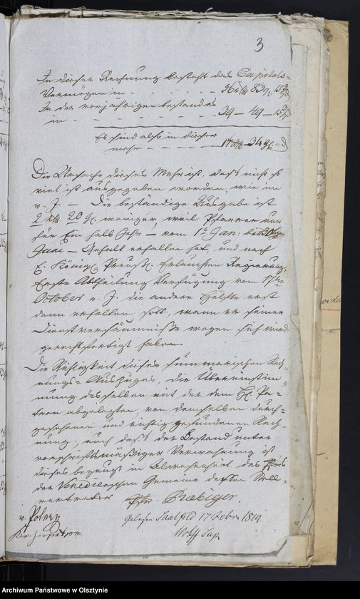 image.from.unit.number "Summarische Auszüge aus der Rechnungen über Einnahme und Ausgabe der Kirche zu Venedien"