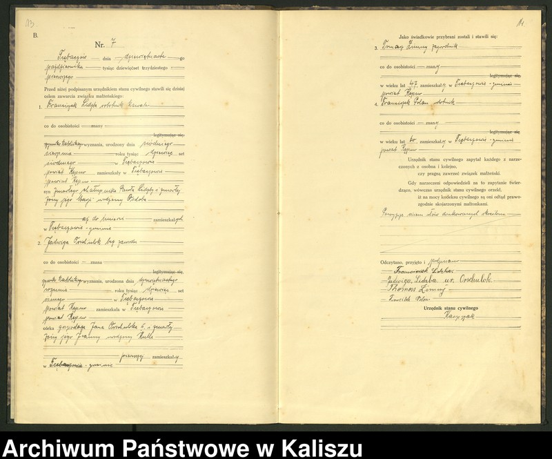 Obraz 9 z jednostki "[Księga małżeństw]"
