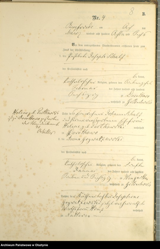 image.from.unit.number "Heiraths-Haupt-Register Nr 1 - 22"