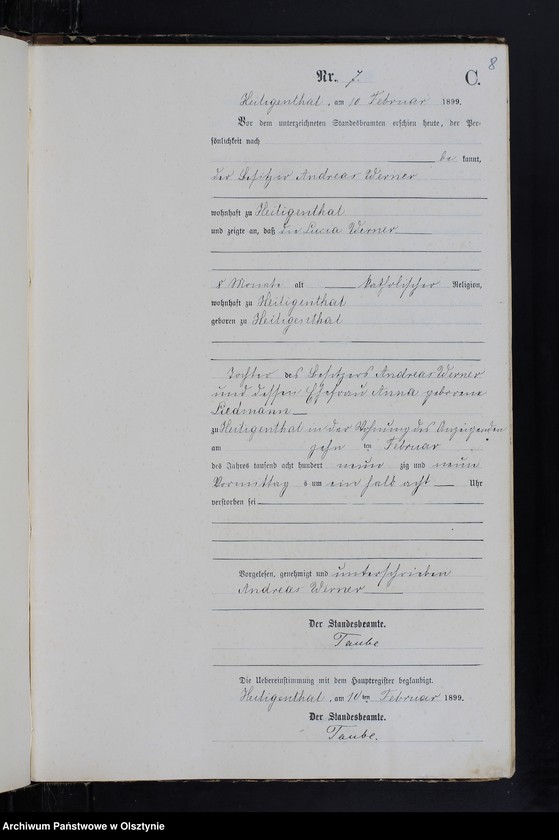 image.from.unit.number "Sterbe-Neben-Register Nr 1 - 42"