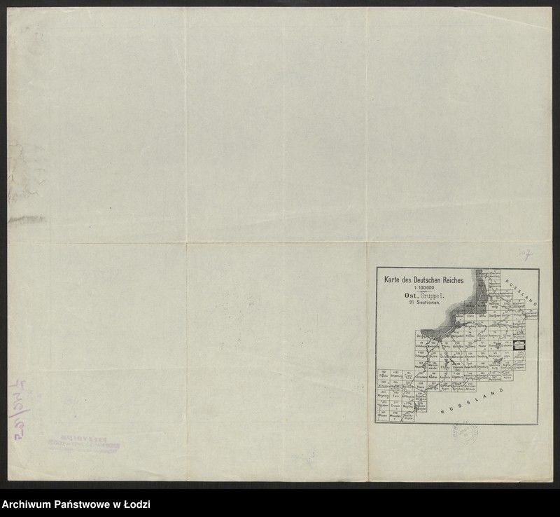 Obraz 2 z jednostki "Karte des Deutschen Reiches 107 Marggrabowa-Filipowo"