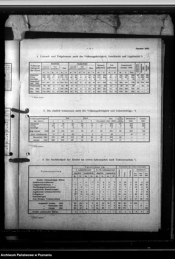 Obraz 7 z jednostki "Litzmannstadt - Statistische Monats- Berichte"