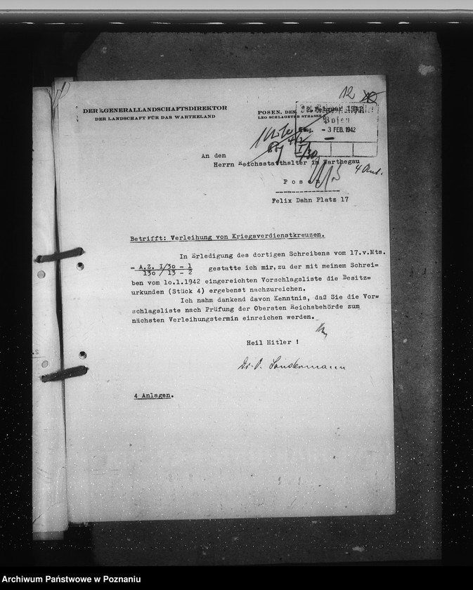 Obraz 16 z jednostki "Kriegsverdienstkreuze- Abteilung IV"