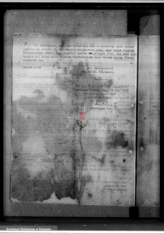 Obraz 11 z jednostki "Bewerbungen um Amtskommissarstellen"