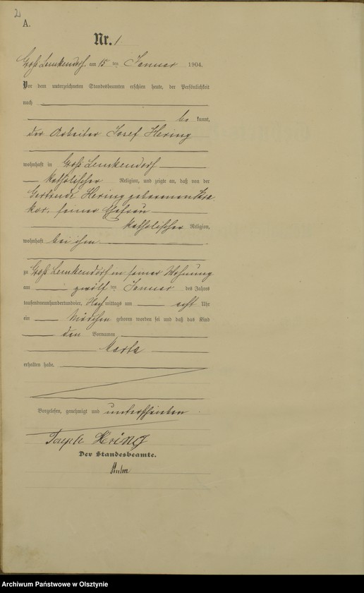 image.from.unit.number "Geburts-Haupt-Register Nr 1 - 105"