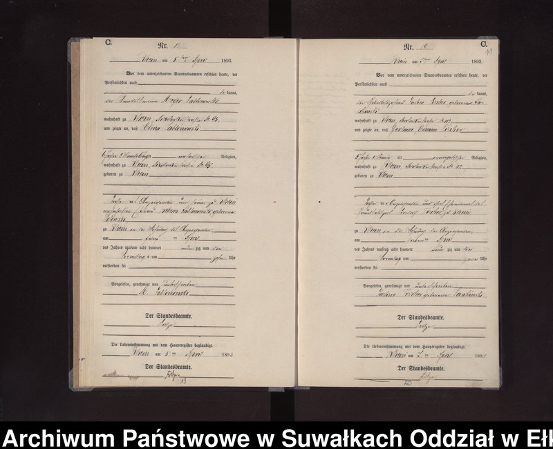 image.from.unit.number "Sterbe-Neben-Register des Preussischen Standes-Amtes Rhein Kreis Loetzen"