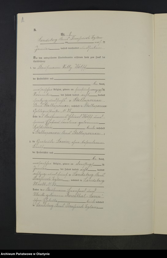 image.from.unit.number "Heiraths-Neben-Register Nr 1 - 14"