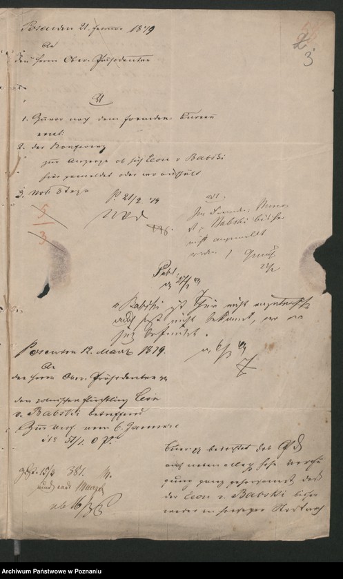 Obraz 6 z jednostki "A. betr. den polnischen Flüchtling Leon von Babski"