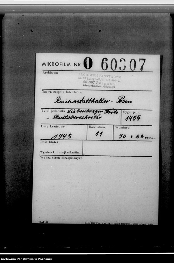 Obraz 2 z jednostki "Leibentragen, Fritz - Stadtobersekretär"