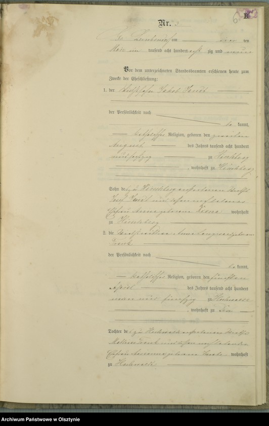 image.from.unit.number "Heiraths-Haupt-Register Nr 1 - 18"