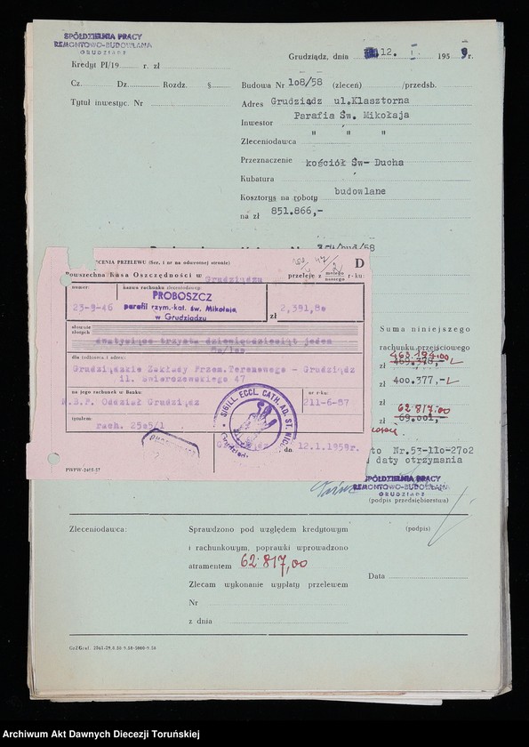 image.from.unit.number "Odbudowa kościoła pw. Świętego Ducha w Grudziądzu"