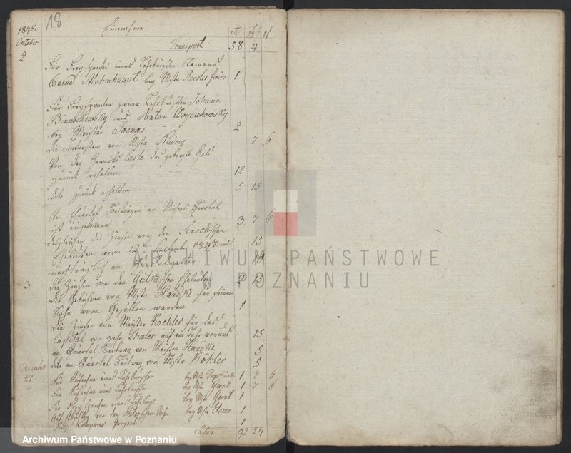 Obraz 11 z jednostki "[Księga kasowa cechu szewców w Lesznie]"
