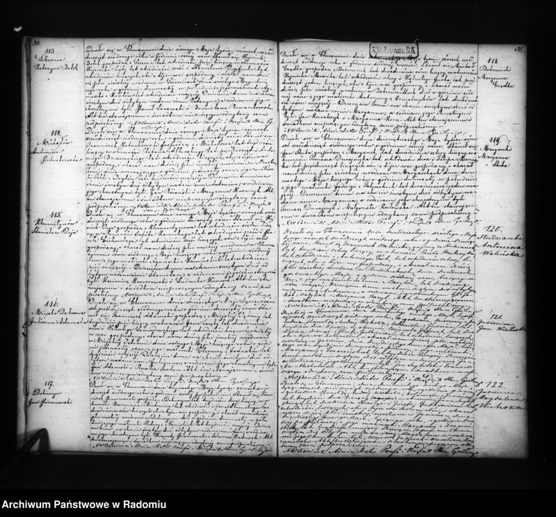 image.from.unit.number "Duplikat akt religijno cywilnych urodzonych, zaślubionych i zmarłych w parafii Głowaczów dekanacie i okręgu kozienickim w roku 1867"