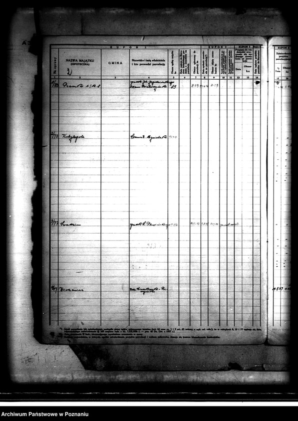Obraz 6 z jednostki "Księga kontroli prac parcelacji prywatnej dla powiatu poznańskiego"