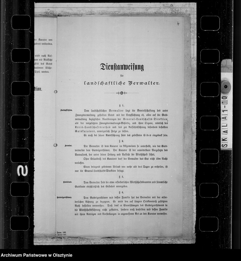 image.from.unit.number "2 Dienstanweisungen der Ostpr. Gen. Landschafts- Direktion für landschaftliche Gutskuratoren und Verwalter"