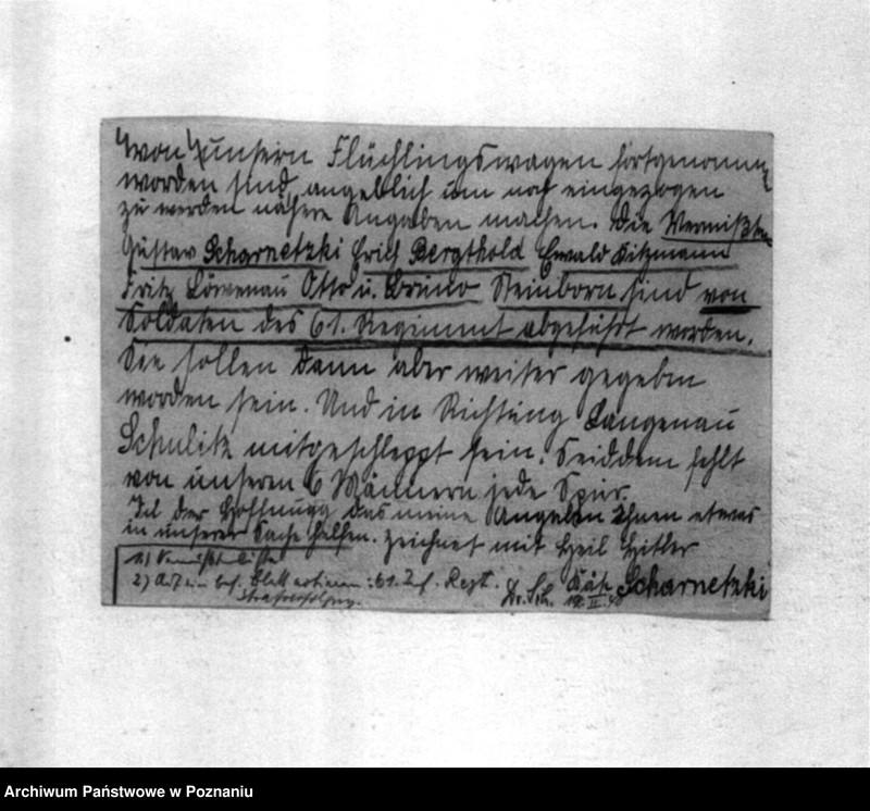 Obraz 8 z jednostki "Zur Mitteilung an des Oberkommander der Wehrmacht für event. Strafverfolgung polnischer Soltaten"